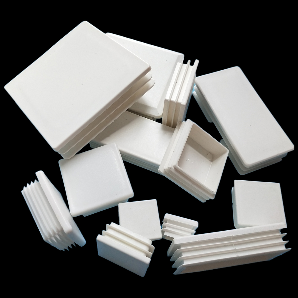 Furniture Hardware Feet - 16Pcs Square pipe insert plug plastic