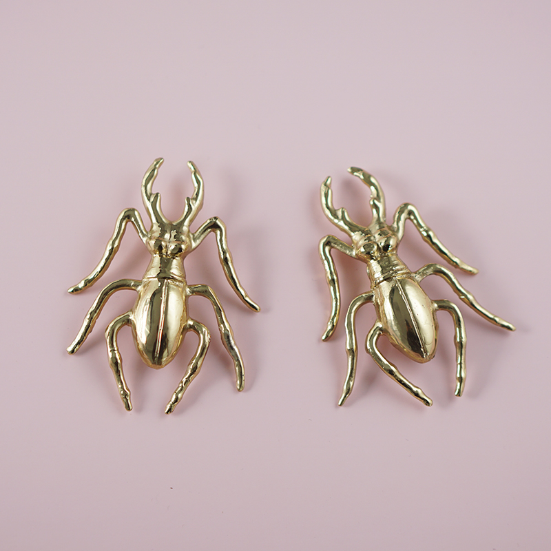 Unique Furniture Hardware Pulls - Brass Beetle Drawer Pulls Insect Cabinet