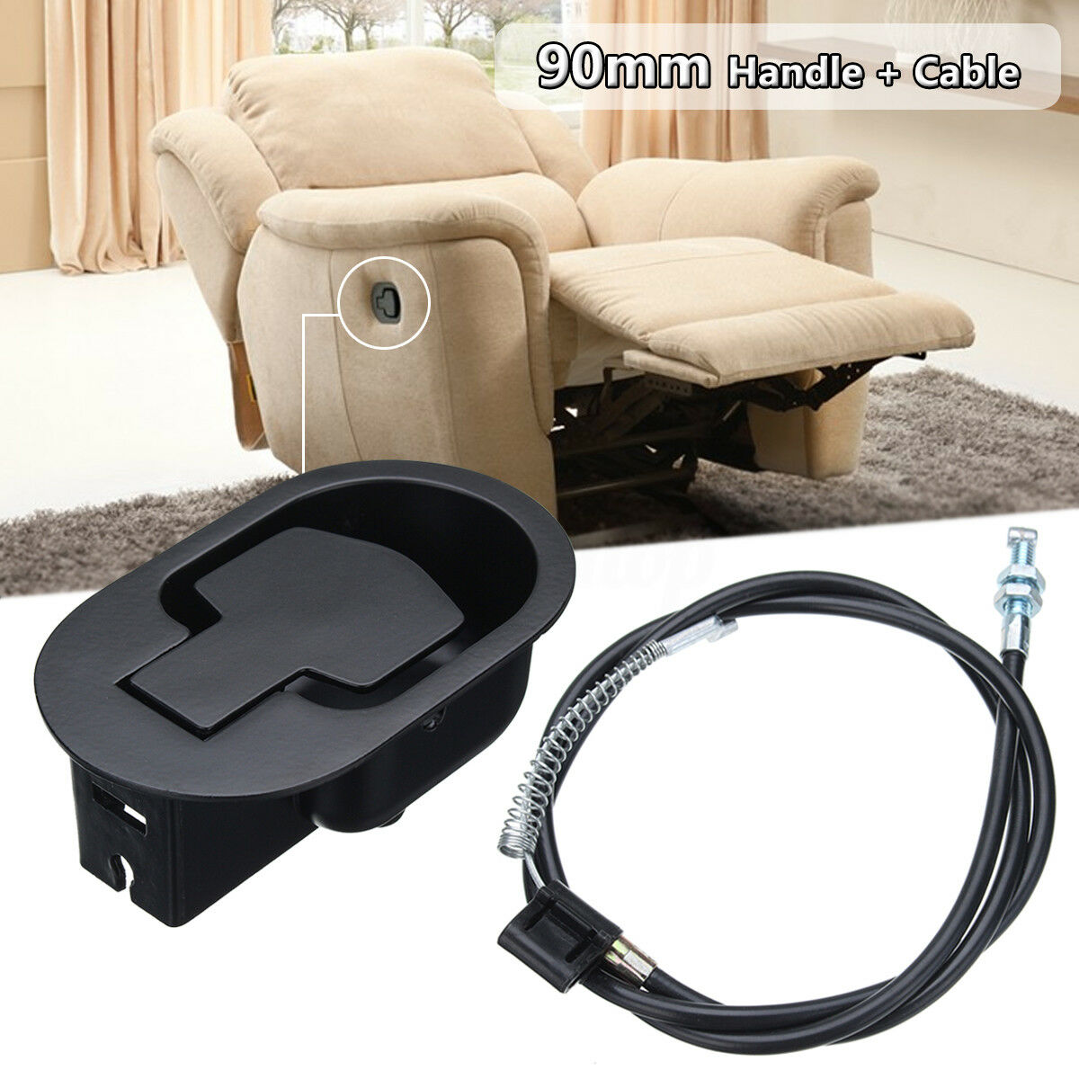 Furniture Hardware Knobs - Recliner Release Pull Handle With Cable