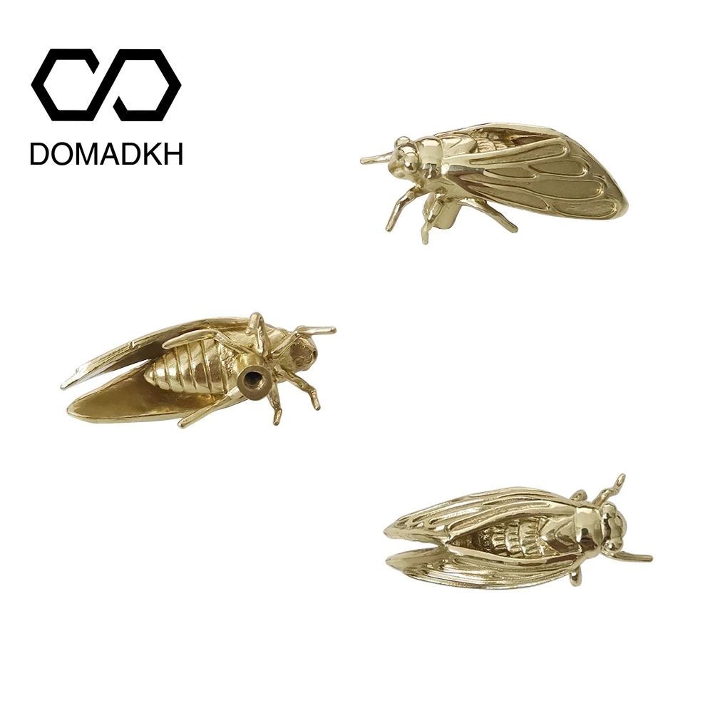 Unique Furniture Hardware Pulls - Brass Cicada Cabinet Door Knobs Insect
