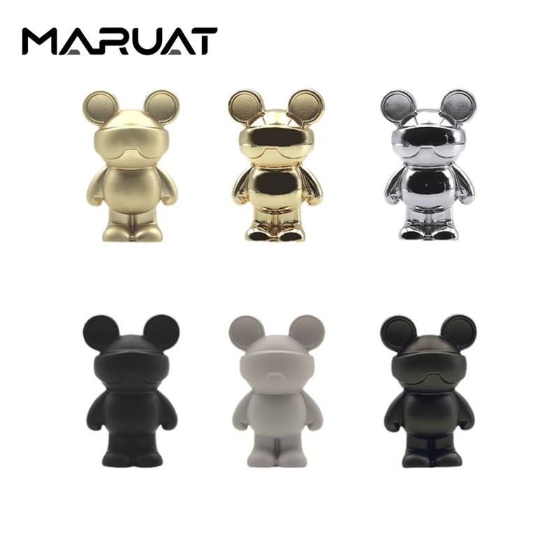Furniture Hardware Nut - Cartoon Bear Furniture Handle Zinc Alloy