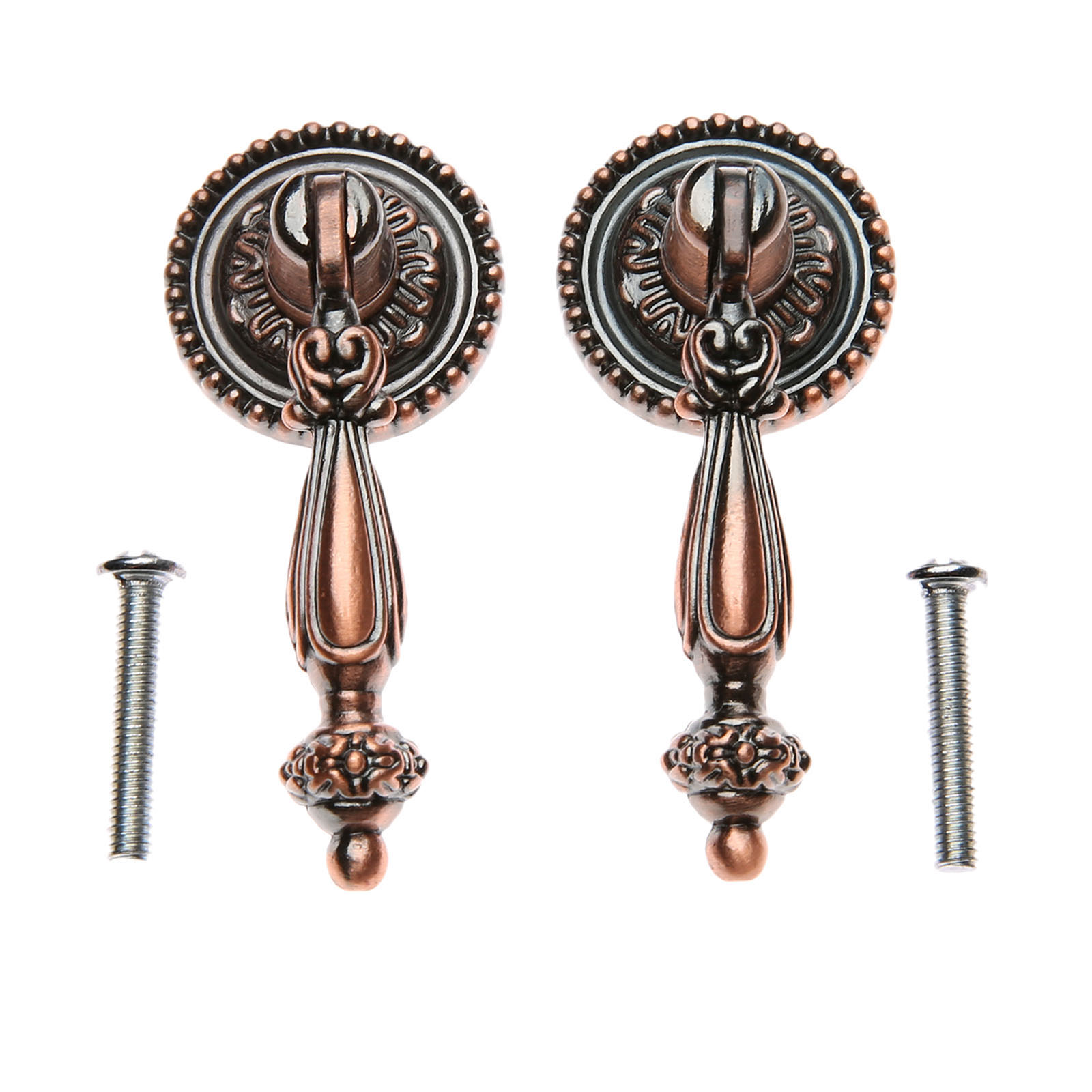 Furniture Hardware Drop Pulls - 2Pcs Antique Drawer Pull European Style