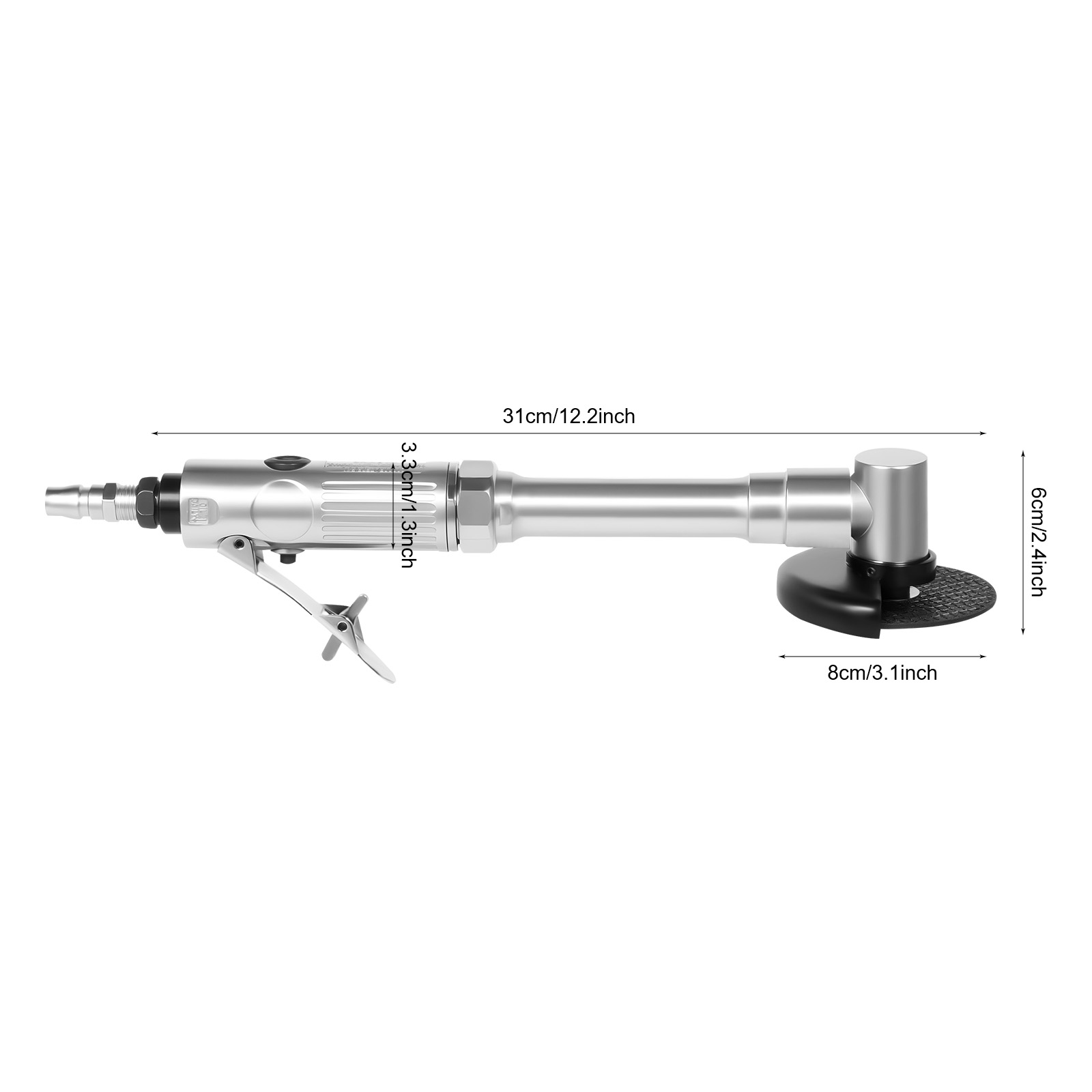 Furniture Hardware Supply - Angle Grinder, Long Handle Air Angle