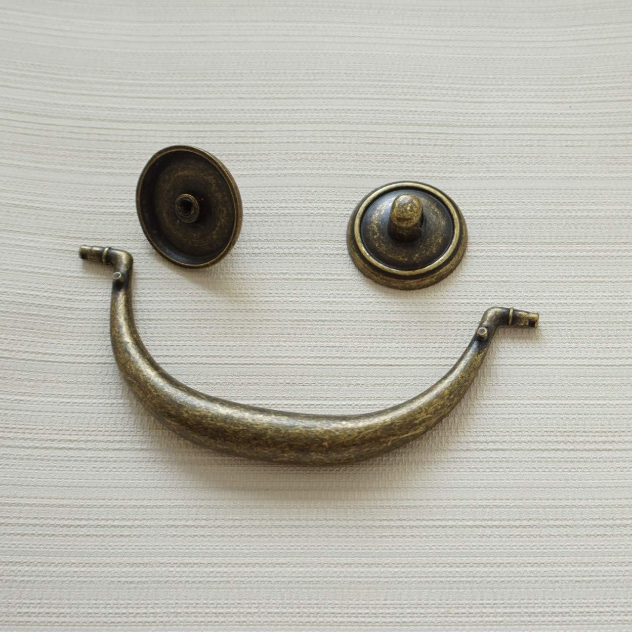 Antique Bronze Cabinet Handles - Furniture Hardware Drop Pulls 评论和价格