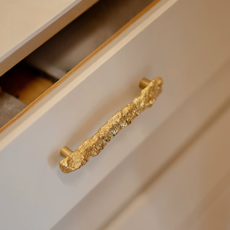 Brass Aluminum Cabinet Fitting - Unique Furniture Hardware Pulls 评论和价格