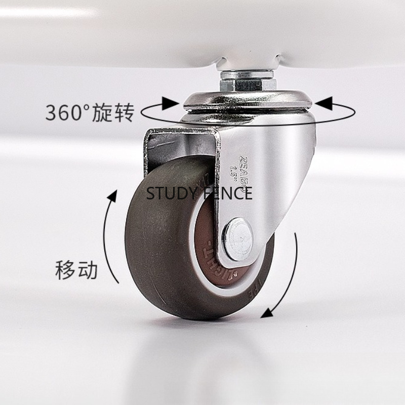 4pcs Silent Rubber Casters Rot - Used Furniture Hardware 评论和价格
