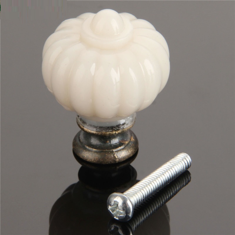 1Pc Acrylic Ivory White Pumpki - Furniture Hardware Supply 评论和价格