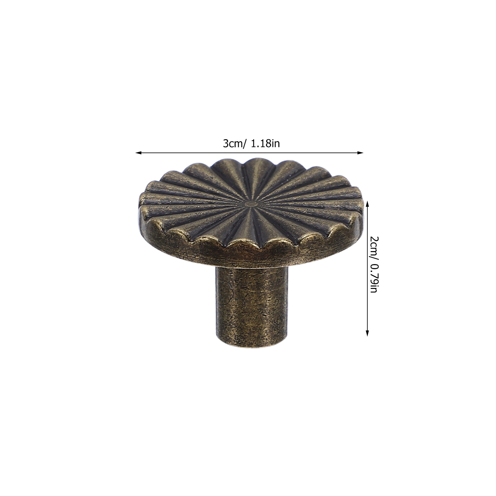 8Pcs Vintage Brass Cabinet Kno - Vintage Furniture Hardware Replacement 评论和价格