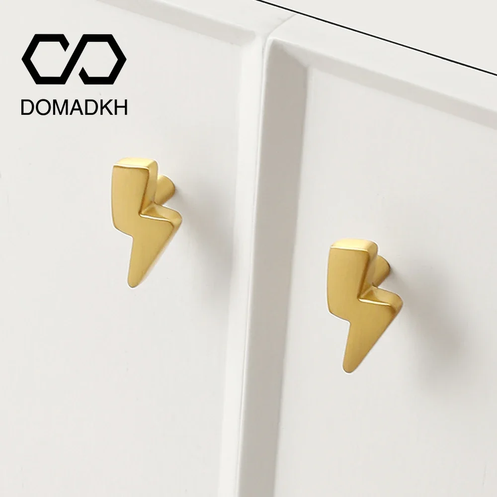 Lightning Design Brass Cabinet - Unique Furniture Hardware Pulls 评论和价格