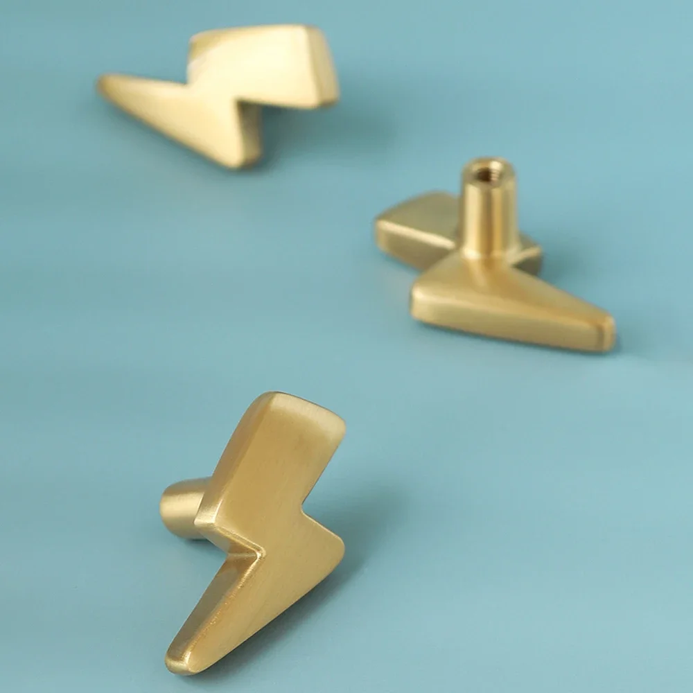 Lightning Design Brass Cabinet - Unique Furniture Hardware Pulls 评论和价格
