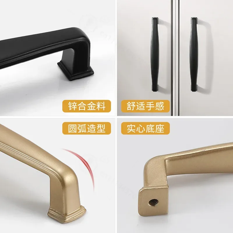 Yijia Black Cabinet Door Handl - Furniture Hardware Wholesale 评论和价格