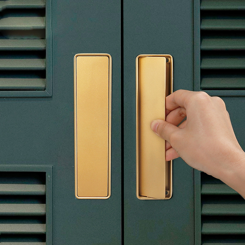 Closet kitchen Hidden Door Han - Furniture Hardware Gold 评论和价格