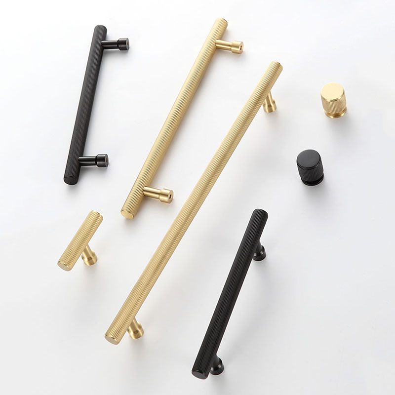 Gold Black Brass Handle with S - Furniture Hardware Gold 评论和价格