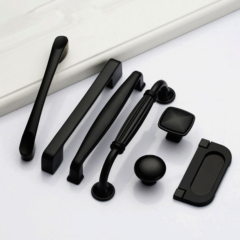 Black Handles for Furniture Ca - Furniture Hardware Nut 评论和价格