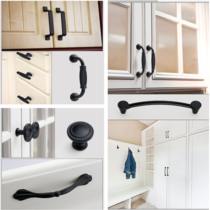 Black Handles for Furniture Ca - Furniture Hardware Nut 评论和价格