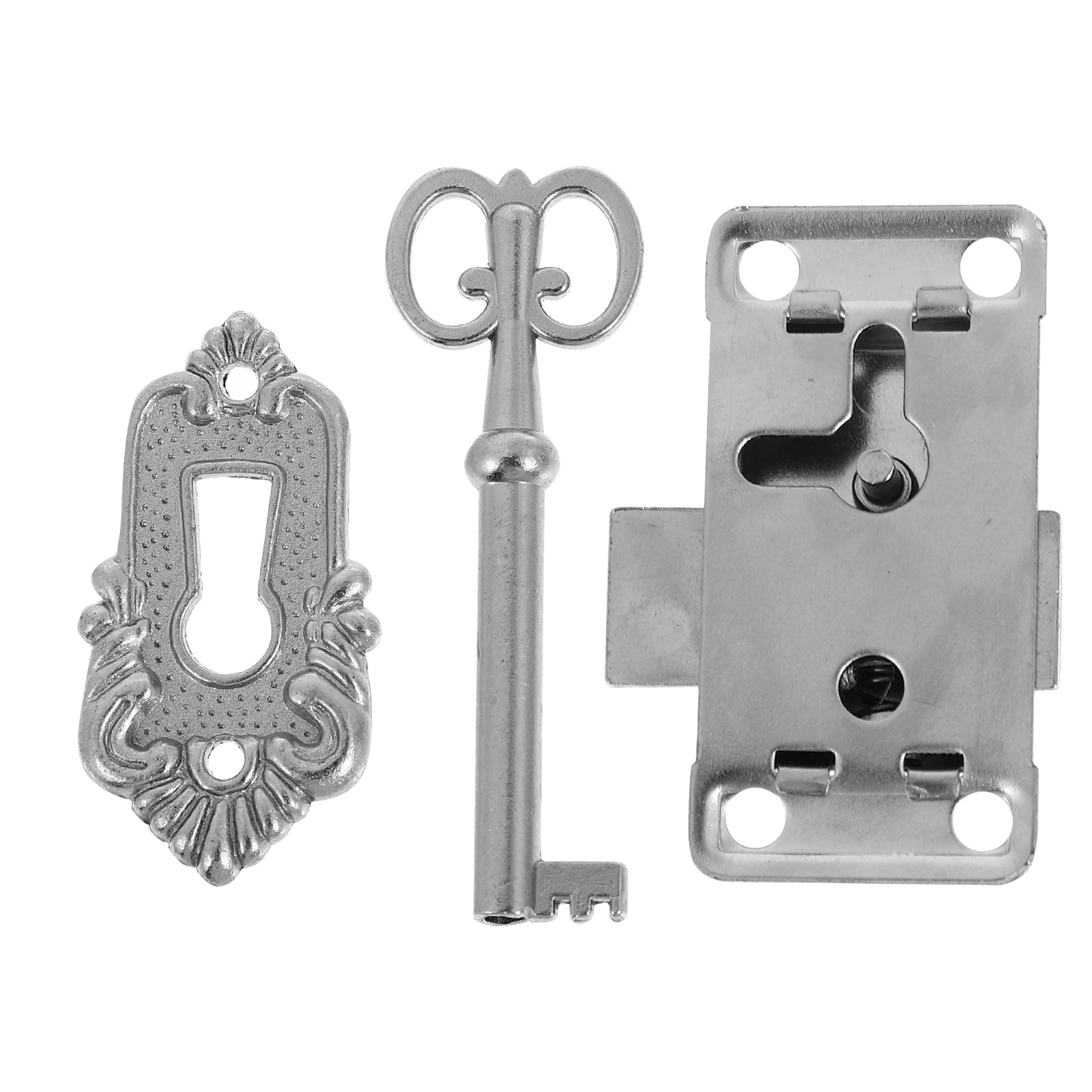 2Sets Lock Set Retro Iron Latc - Vintage Furniture Hardware Replacement 评论和价格