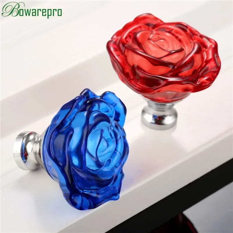 bowarepro 50MM Crystal Rose Gl - Furniture Hardware Knobs 评论和价格