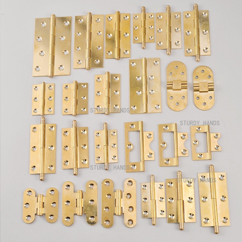 10pcs Brass Hinges, Gold Hinge - Furniture Hardware Gold 评论和价格