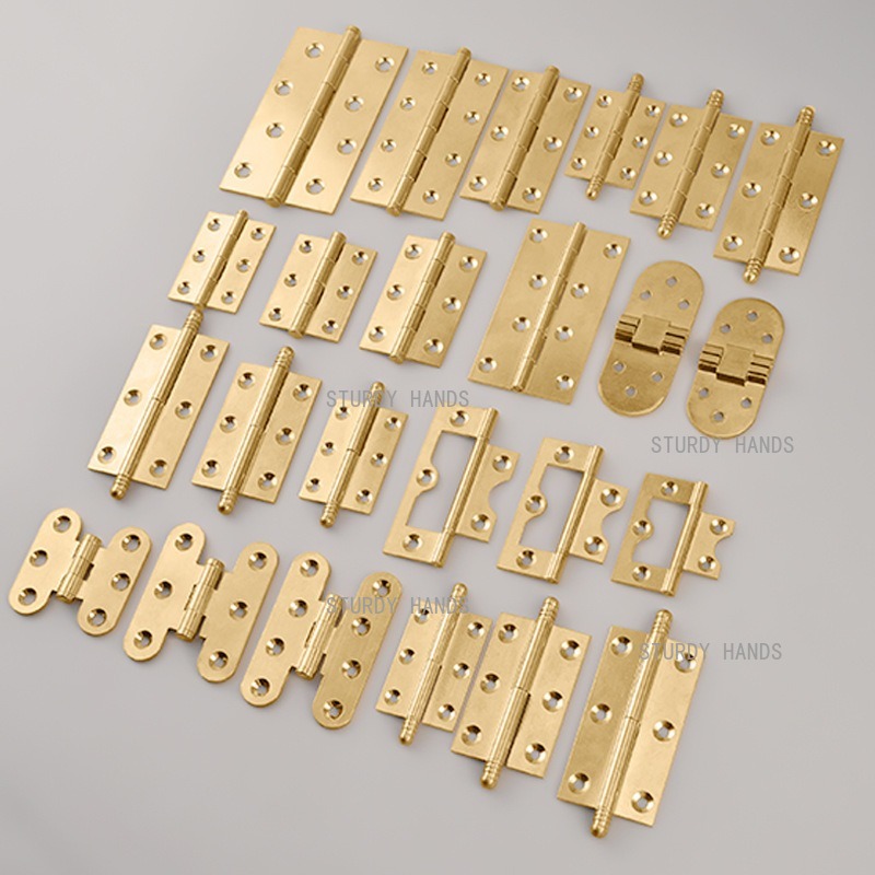 10pcs Brass Hinges, Gold Hinge - Furniture Hardware Gold 评论和价格
