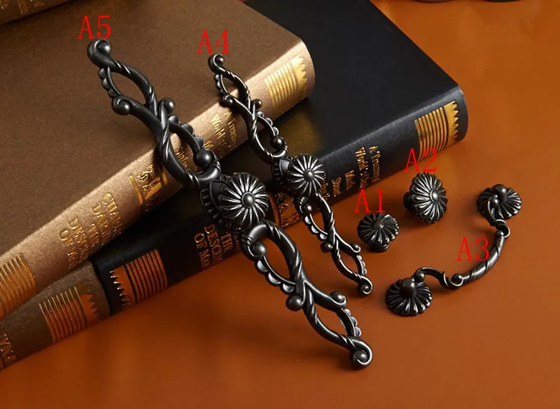 2 pcs Retro Metal Dresser Pull - Furniture Hardware Drop Pulls 评论和价格