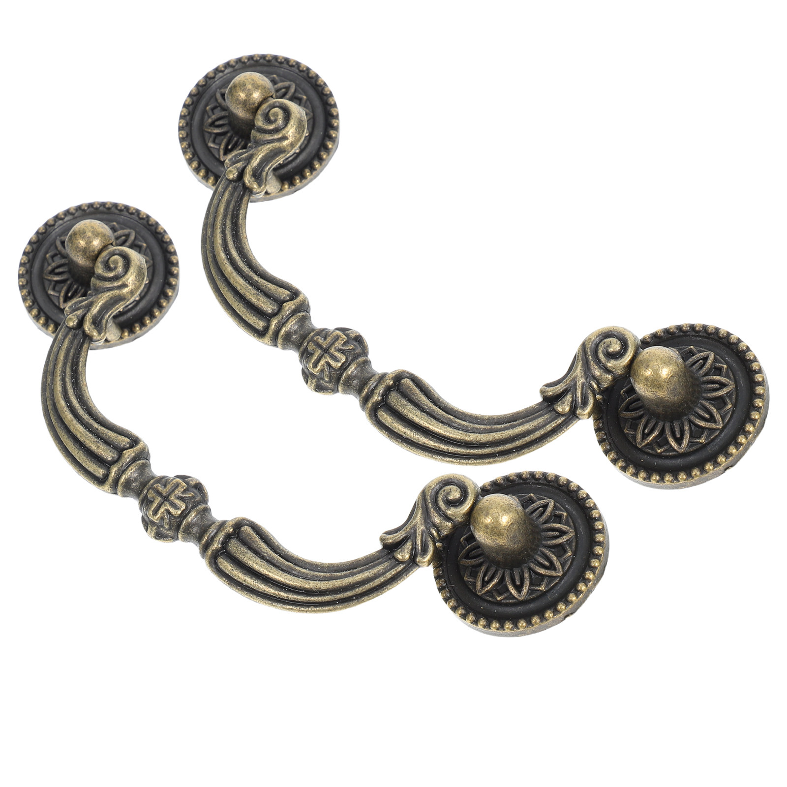 2Pcs Vintage Drawer Pull Handl - Vintage Furniture Hardware Replacement 评论和价格