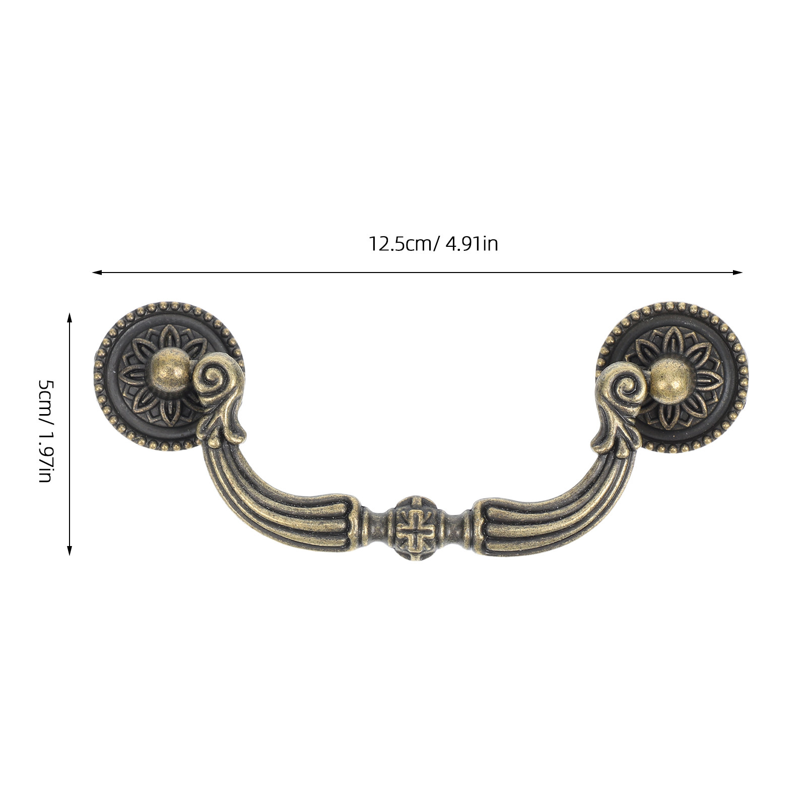 2Pcs Vintage Drawer Pull Handl - Vintage Furniture Hardware Replacement 评论和价格