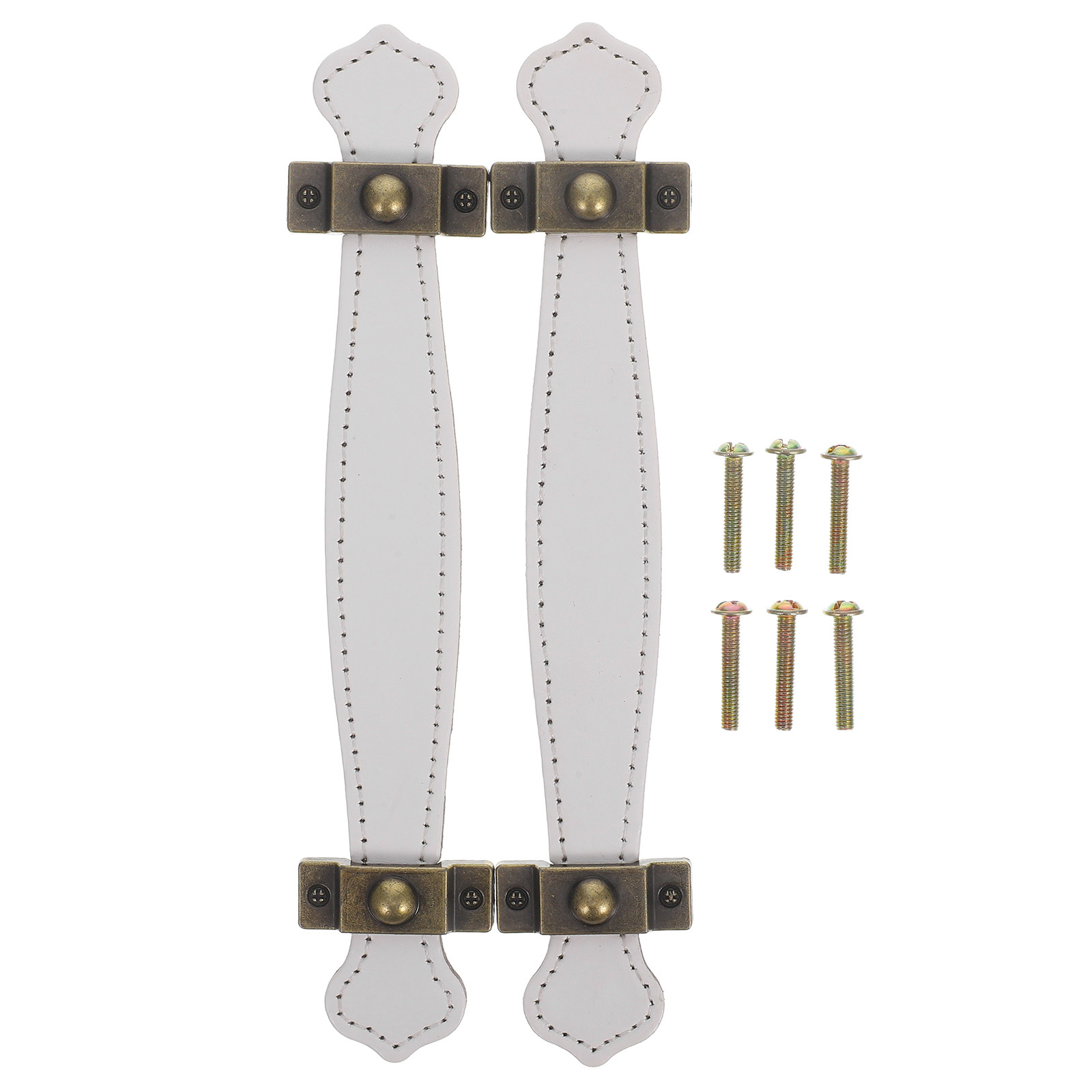 2Pcs Vintage Fake Strap Handle - Vintage Furniture Hardware Replacement 评论和价格