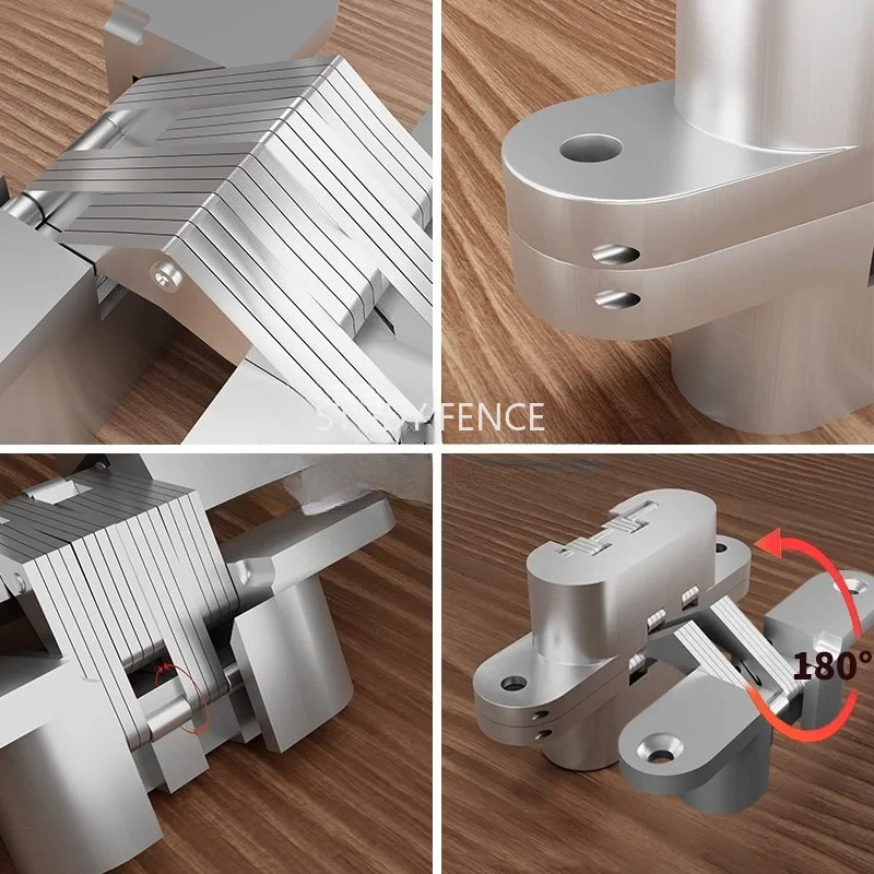 2PCS Metal Concealed Cross Hin - Used Furniture Hardware 评论和价格