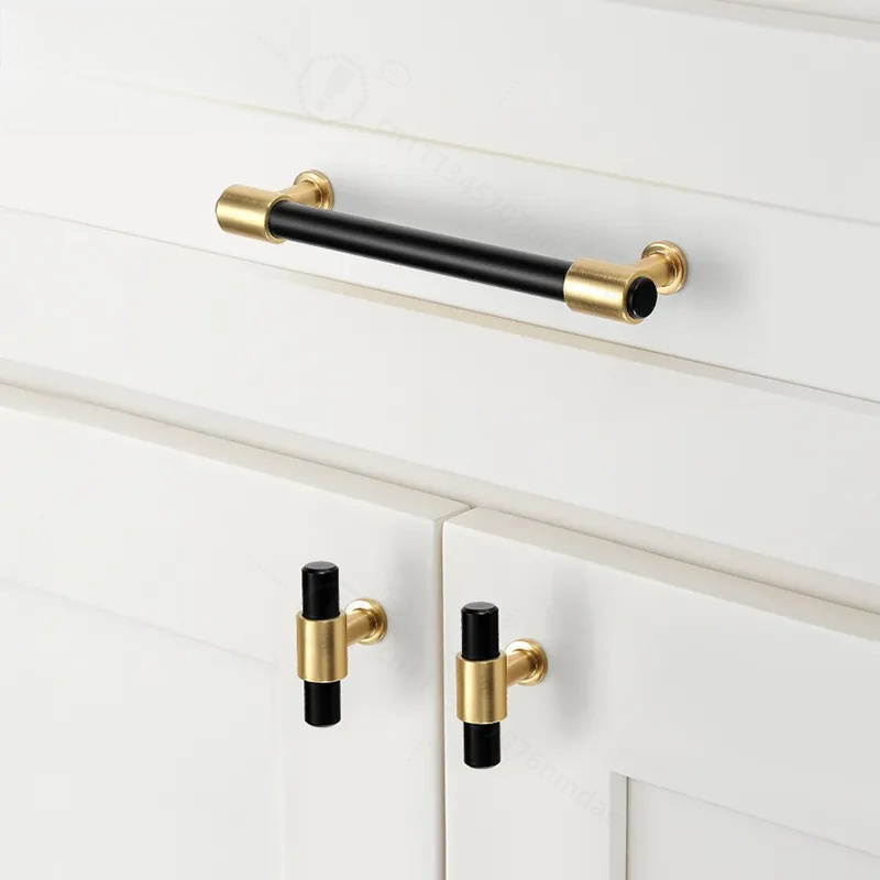 Modern Simple Nordic Black Gol - Furniture Hardware Wholesale 评论和价格