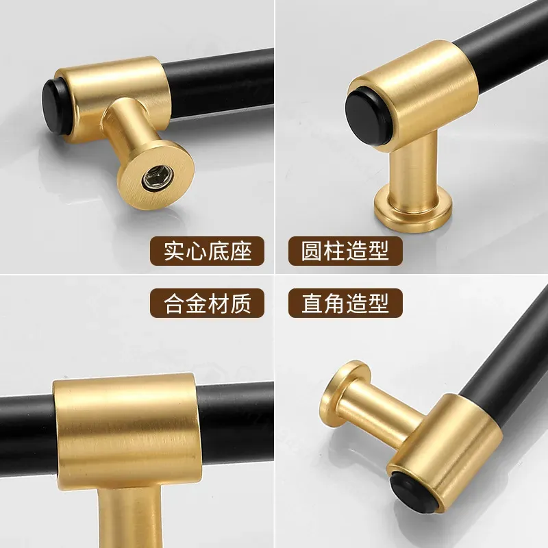 Modern Simple Nordic Black Gol - Furniture Hardware Wholesale 评论和价格