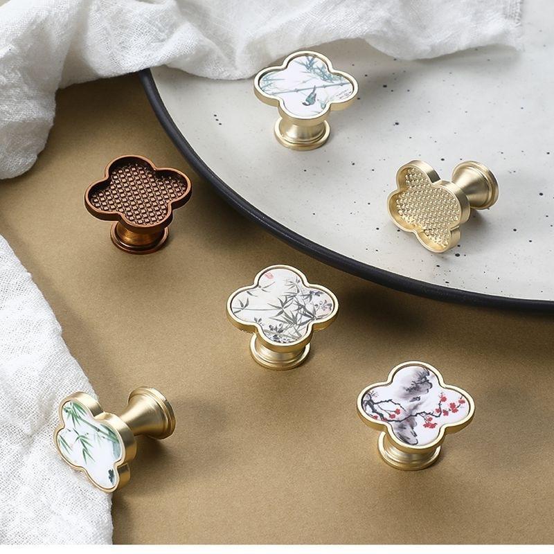 Cabinet Knobs Chinese Painting - Furniture And Hardware Supplies 评论和价格