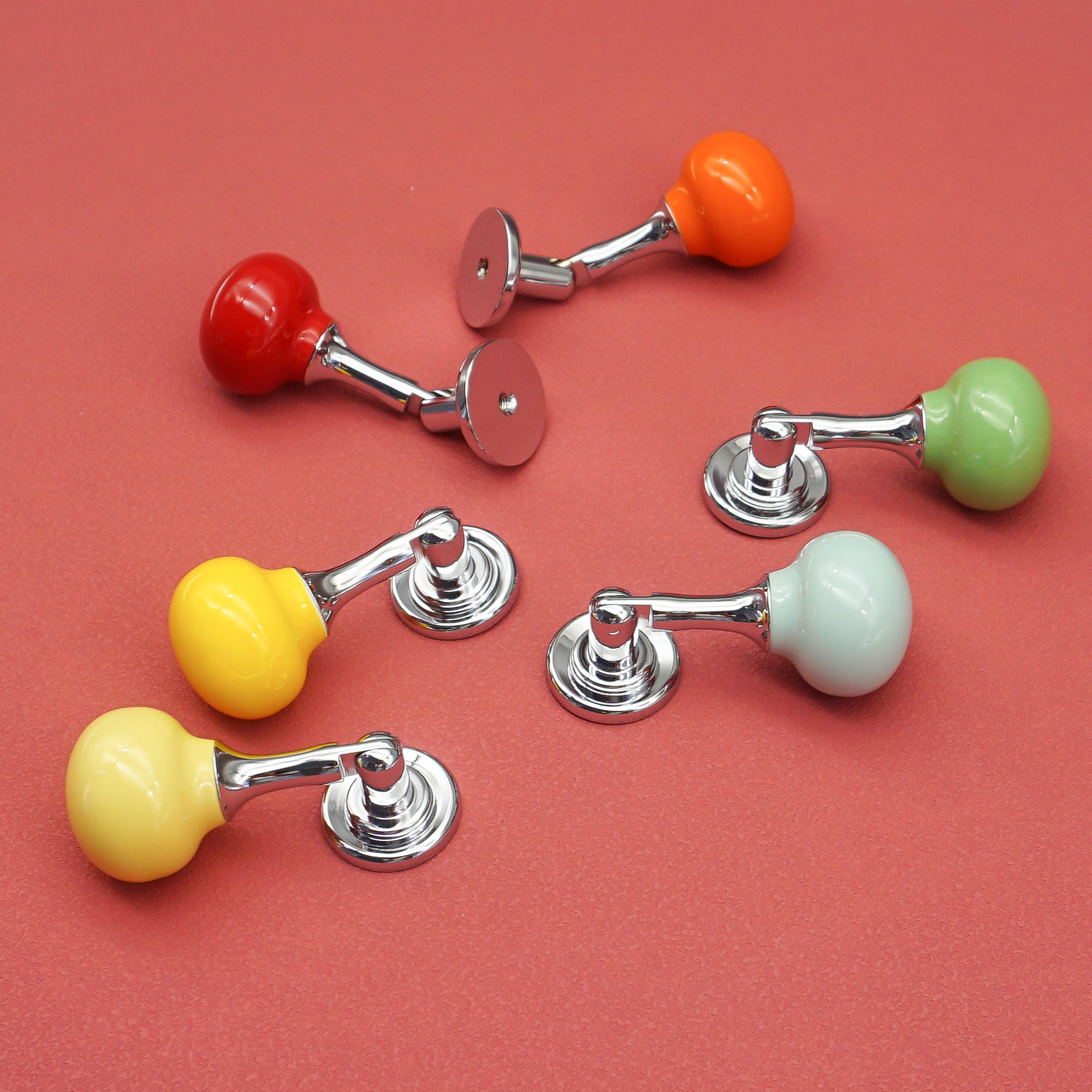 Ceramic Ball Cabinet Handles B - Furniture Hardware Drop Pulls 评论和价格