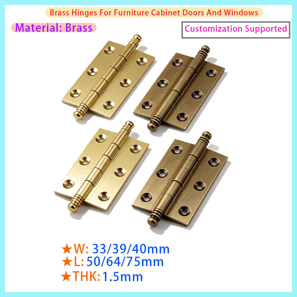 Used for Door, Wooden Box, Fur - Used Furniture Hardware 评论和价格