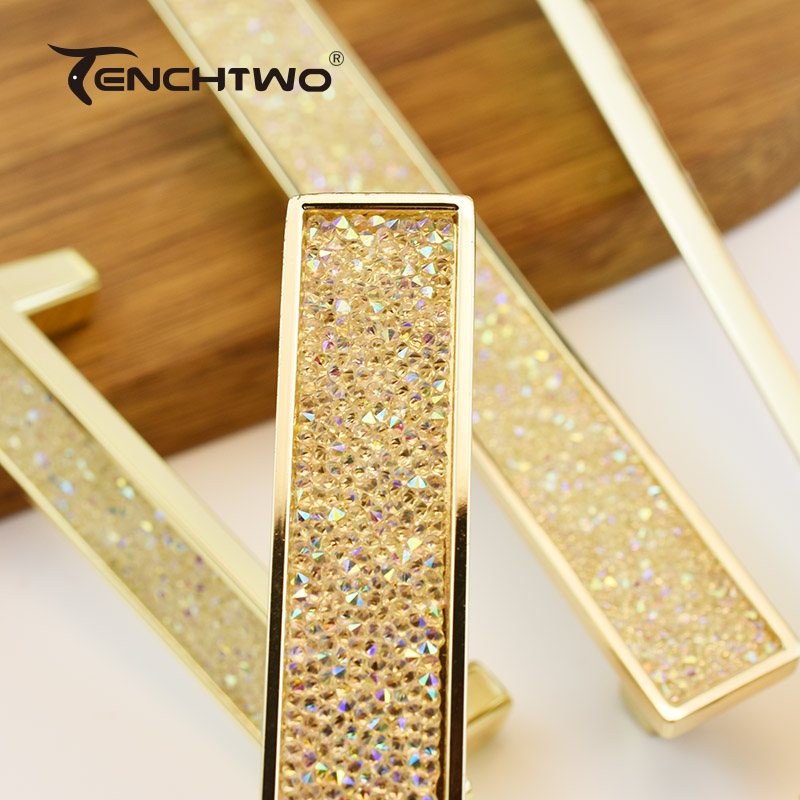 Gold Crystal Diamond Furniture - Furniture Hardware Gold 评论和价格