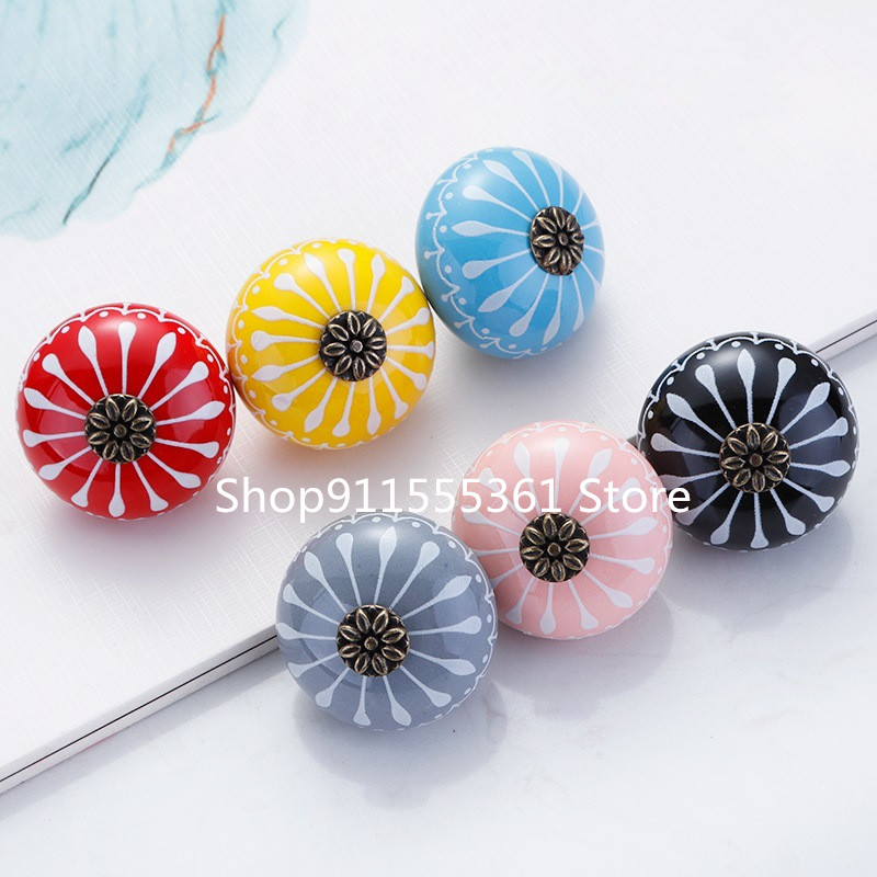Ceramic Knob / Dresser Knobs W - Unique Furniture Hardware Pulls 评论和价格