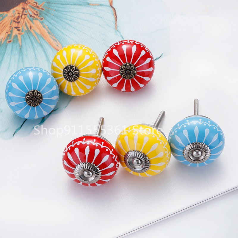 Ceramic Knob / Dresser Knobs W - Unique Furniture Hardware Pulls 评论和价格