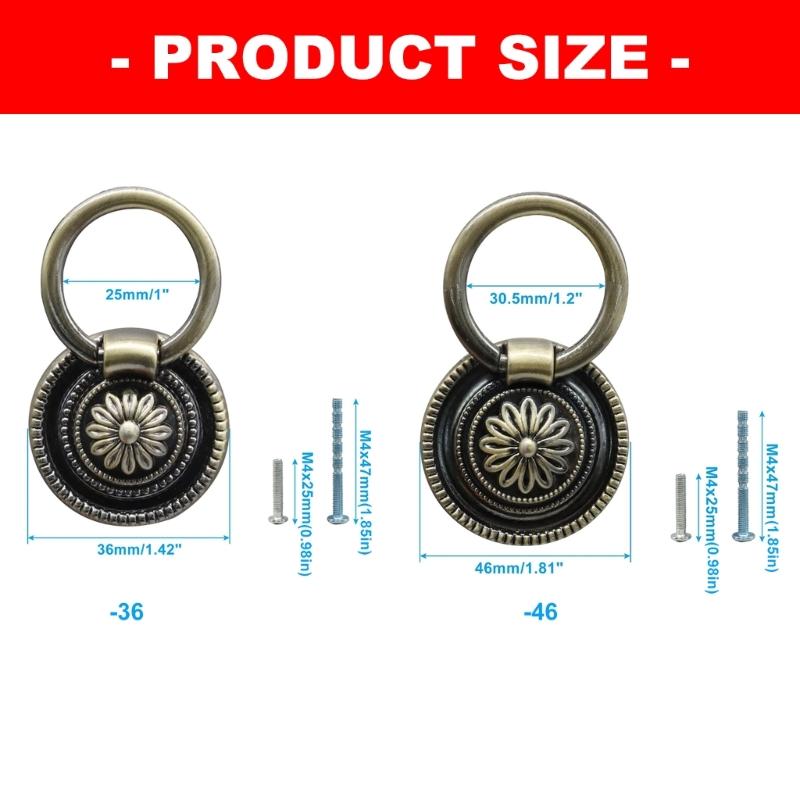 Pack of 6 Antique Bronze Drop  - Furniture Hardware Drop Pulls 评论和价格