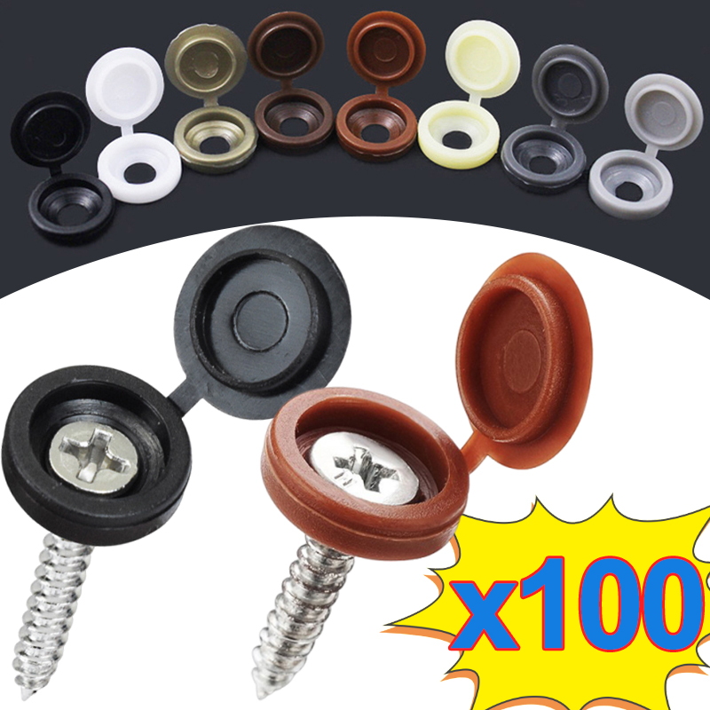 10/500pcs Screw Decorative Cap - Furniture Hardware Nut 评论和价格