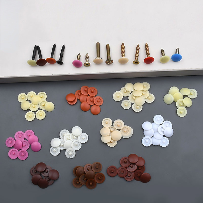 100/500/1000pcs Plastic Screw  - Furniture Hardware Nut 评论和价格