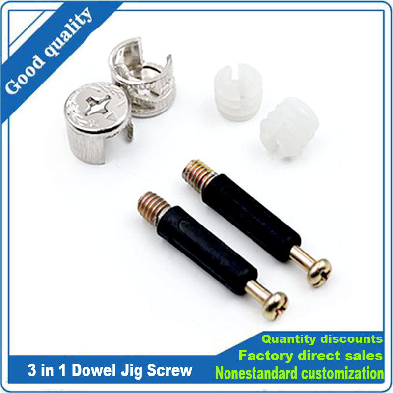 3 in 1 Dowel Jig Screw Furnitu - Furniture Hardware Nut 评论和价格