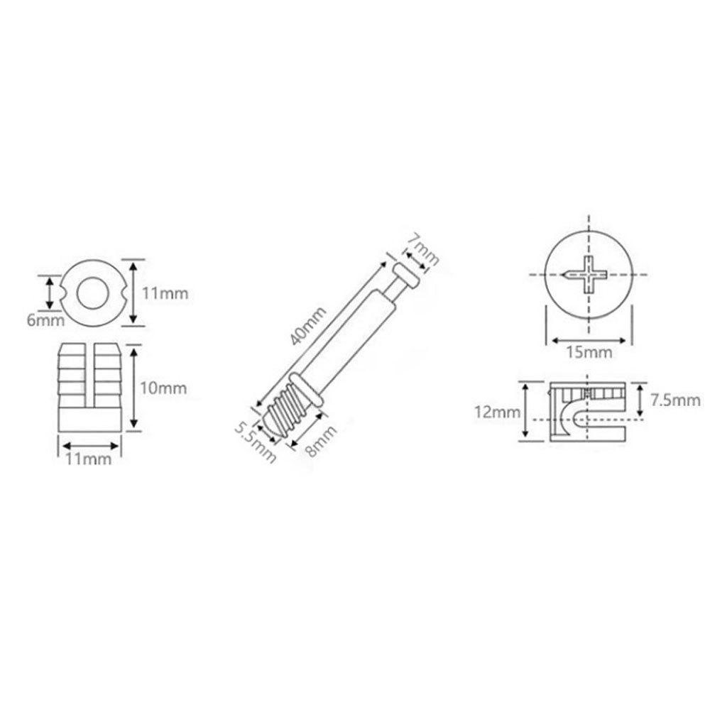 3 in 1 Dowel Jig Screw Furnitu - Furniture Hardware Nut 评论和价格