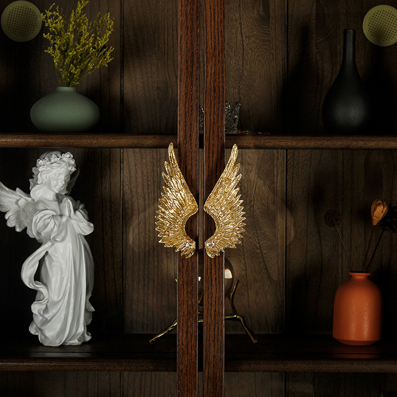 Nordic Creative Wing Pull Bras - Unique Furniture Hardware Pulls 评论和价格