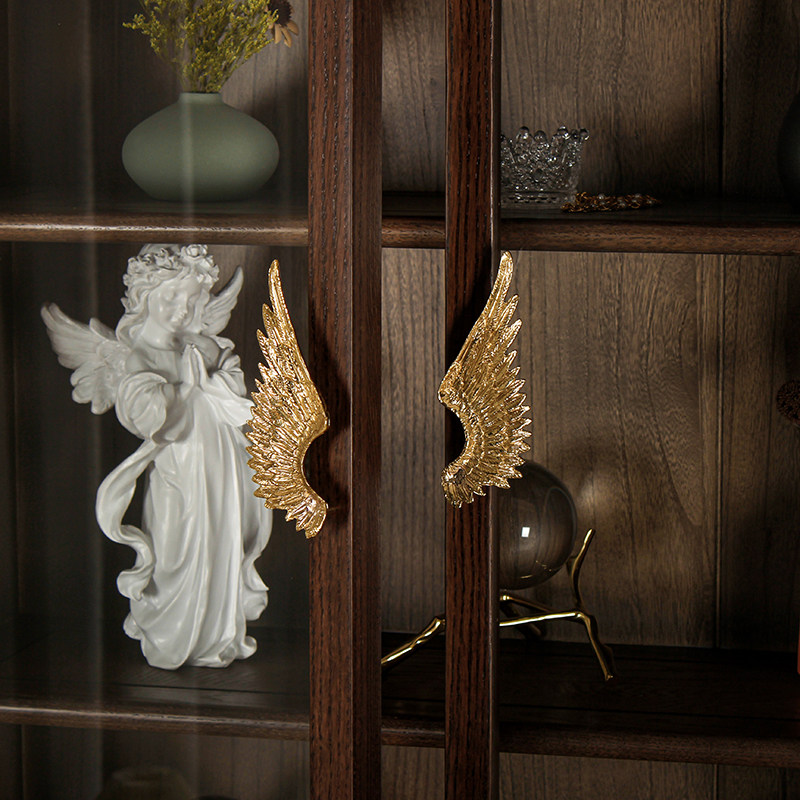 Nordic Creative Wing Pull Bras - Unique Furniture Hardware Pulls 评论和价格