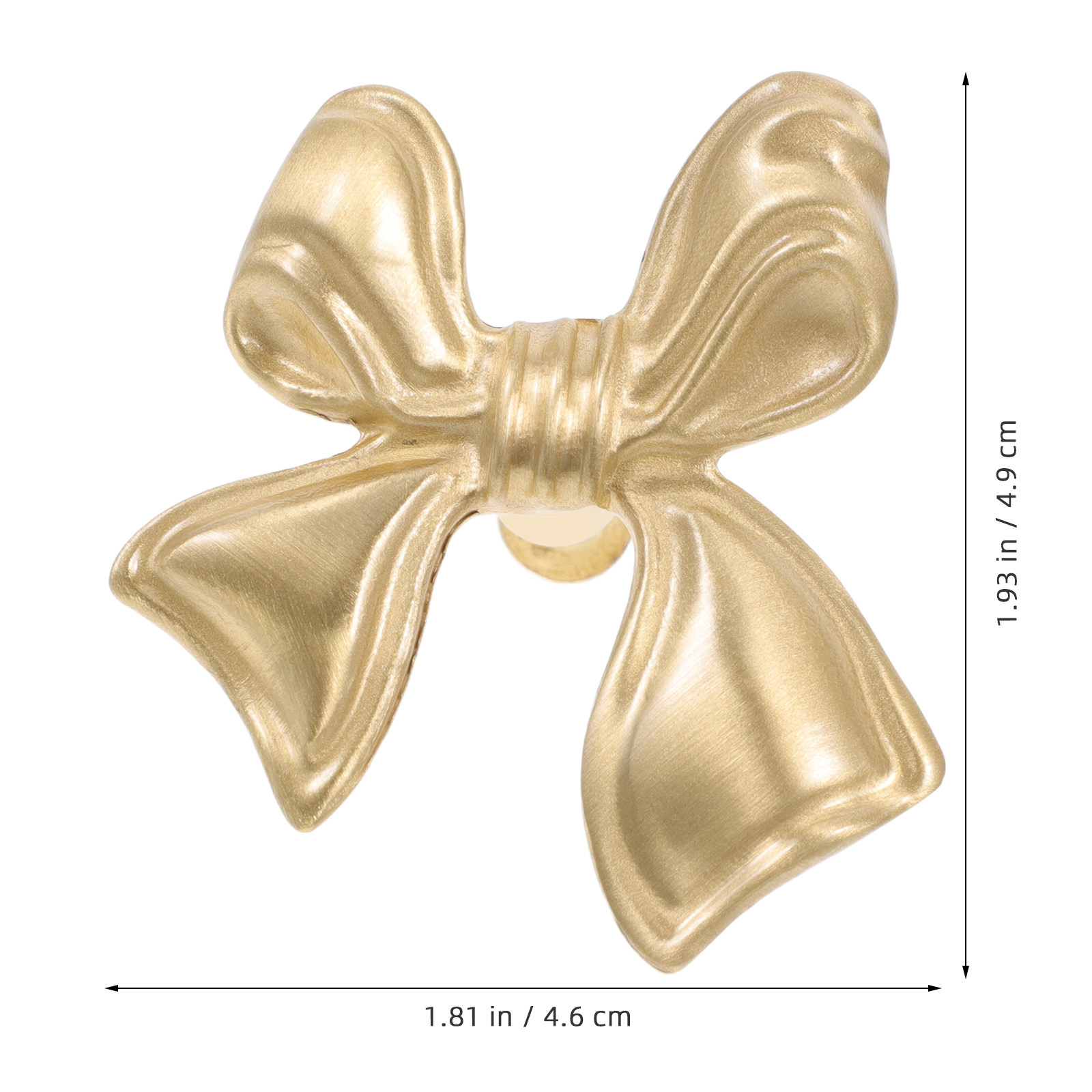Bow Drawer Pull Brass Bowknot  - Unique Furniture Hardware Pulls 评论和价格