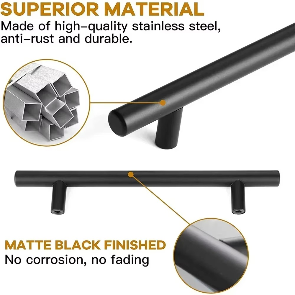 20 PCS Cabinet Pulls Matte Bla - Furniture Hardware Knobs 评论和价格