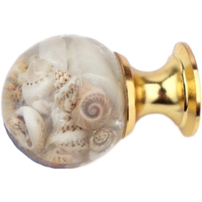 Amber Shell Tiger Eye Gold Cup - Furniture Hardware Gold 评论和价格