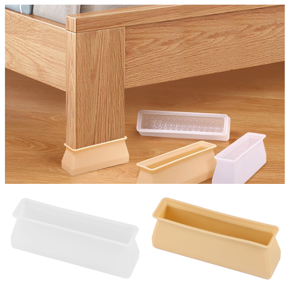 4PCS Silicone Rectangular Feet - Furniture Hardware Feet 评论和价格