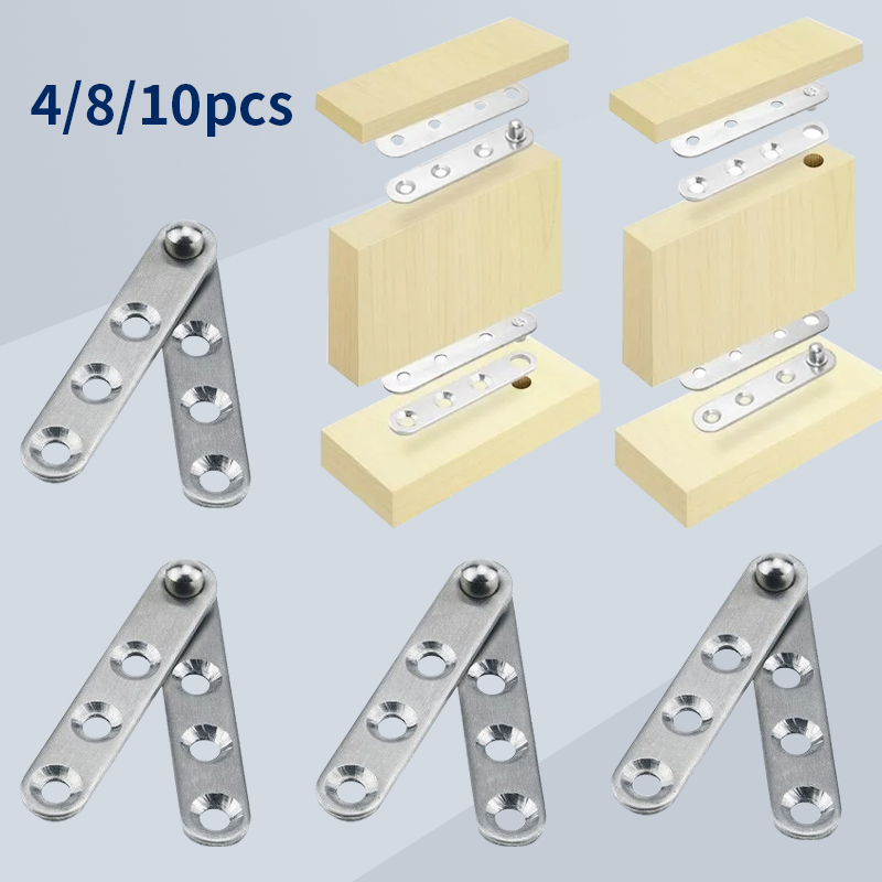 4/8/10 Pcs Rotating Hinges, Us - Used Furniture Hardware 评论和价格