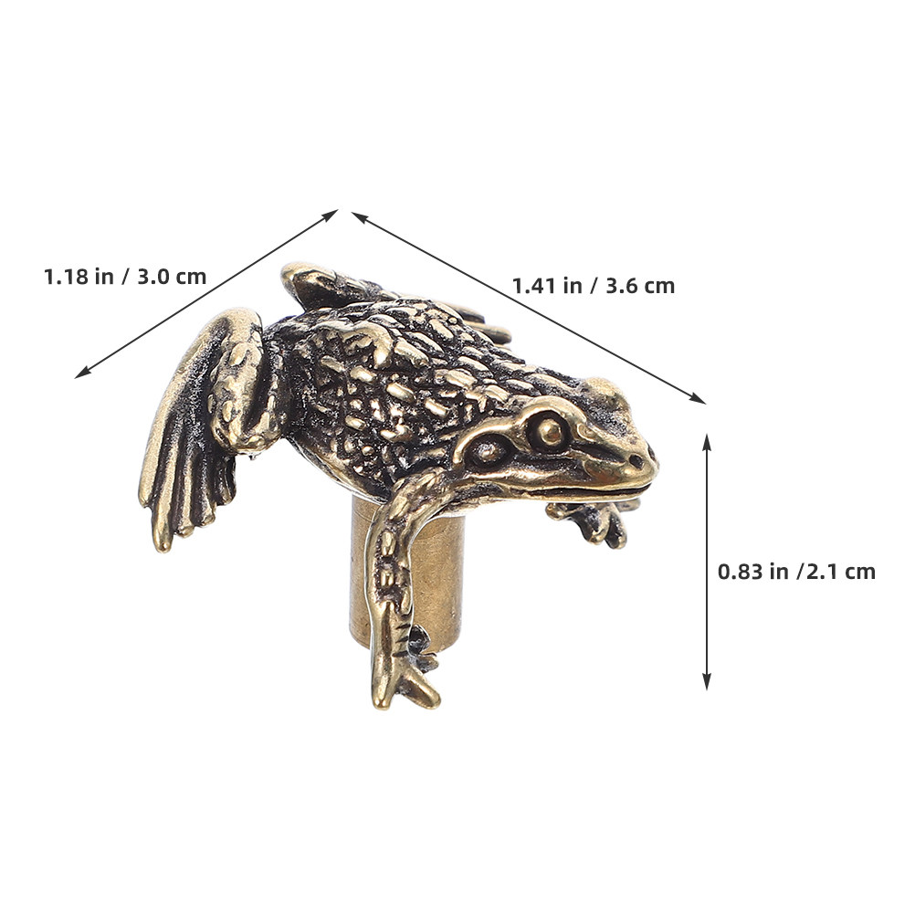 2Pcs Brass Toad Door Handles V - Unique Furniture Hardware Pulls 评论和价格