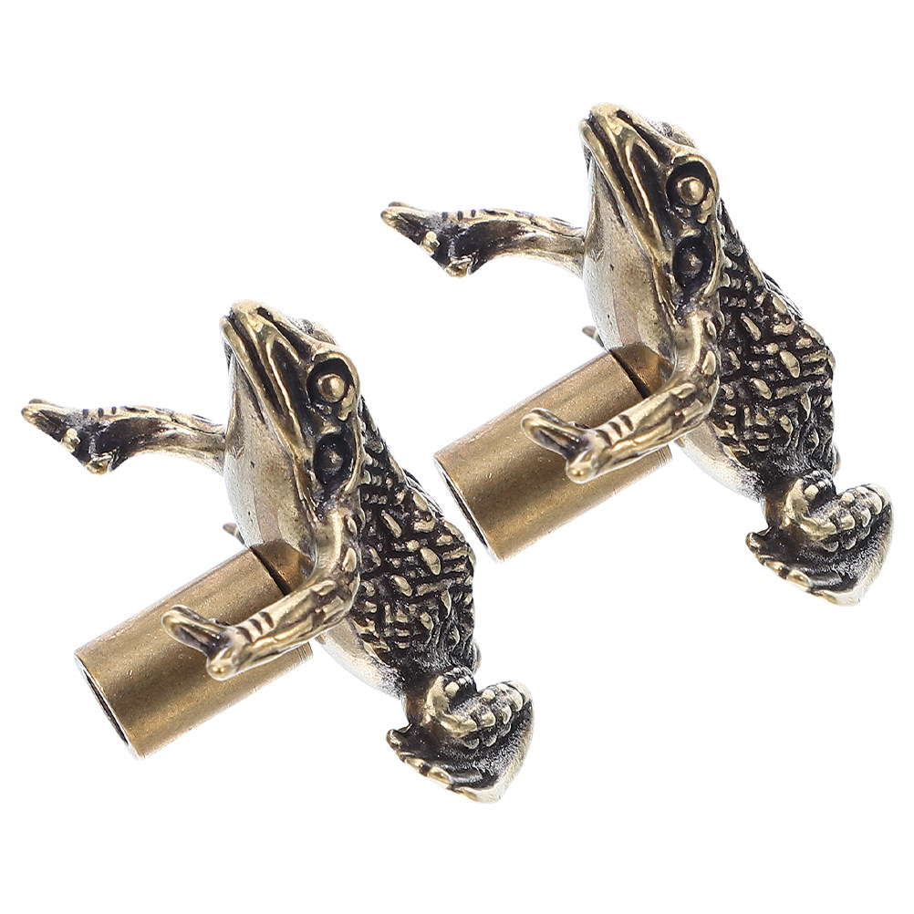 2Pcs Brass Toad Door Handles V - Unique Furniture Hardware Pulls 评论和价格